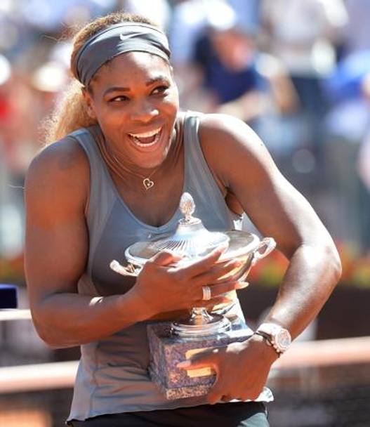 Nel mese di maggio Serena aveva conquistato gli Internazionali d’Italia “schiacciando” Sara Errani con il punteggio di 6-3 6-0. Al Roland Garros  uscita al secondo turno. Ansa